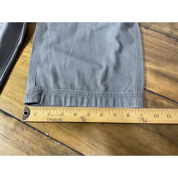 Duluth Trading Co Pants Men's Olive 34x30 Cargo Pocket Flex Fire Hose Workwear - Picture 9 of 10